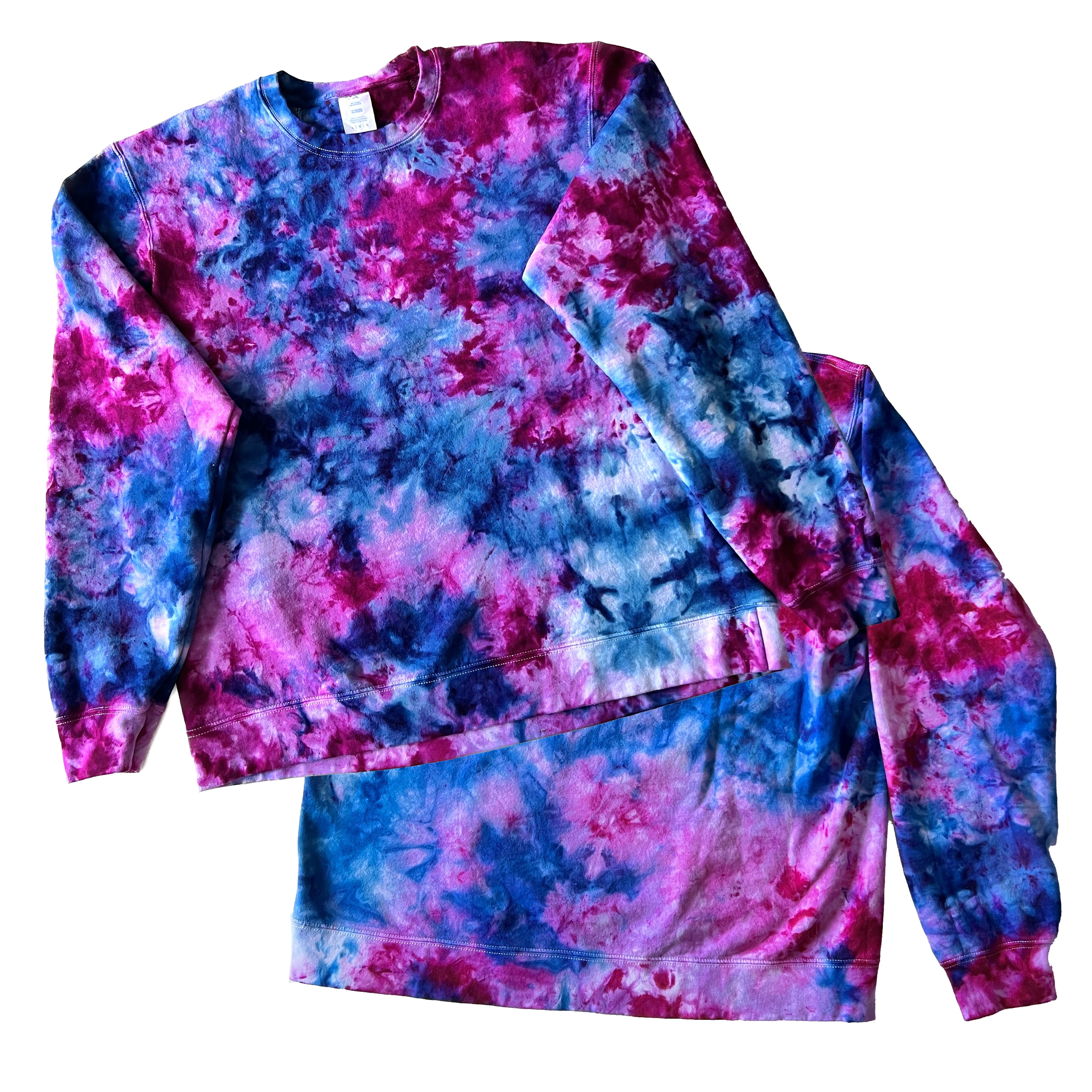 ANGEL NUMBER 111 BLUEBERRY COSMOS TIE DYE
