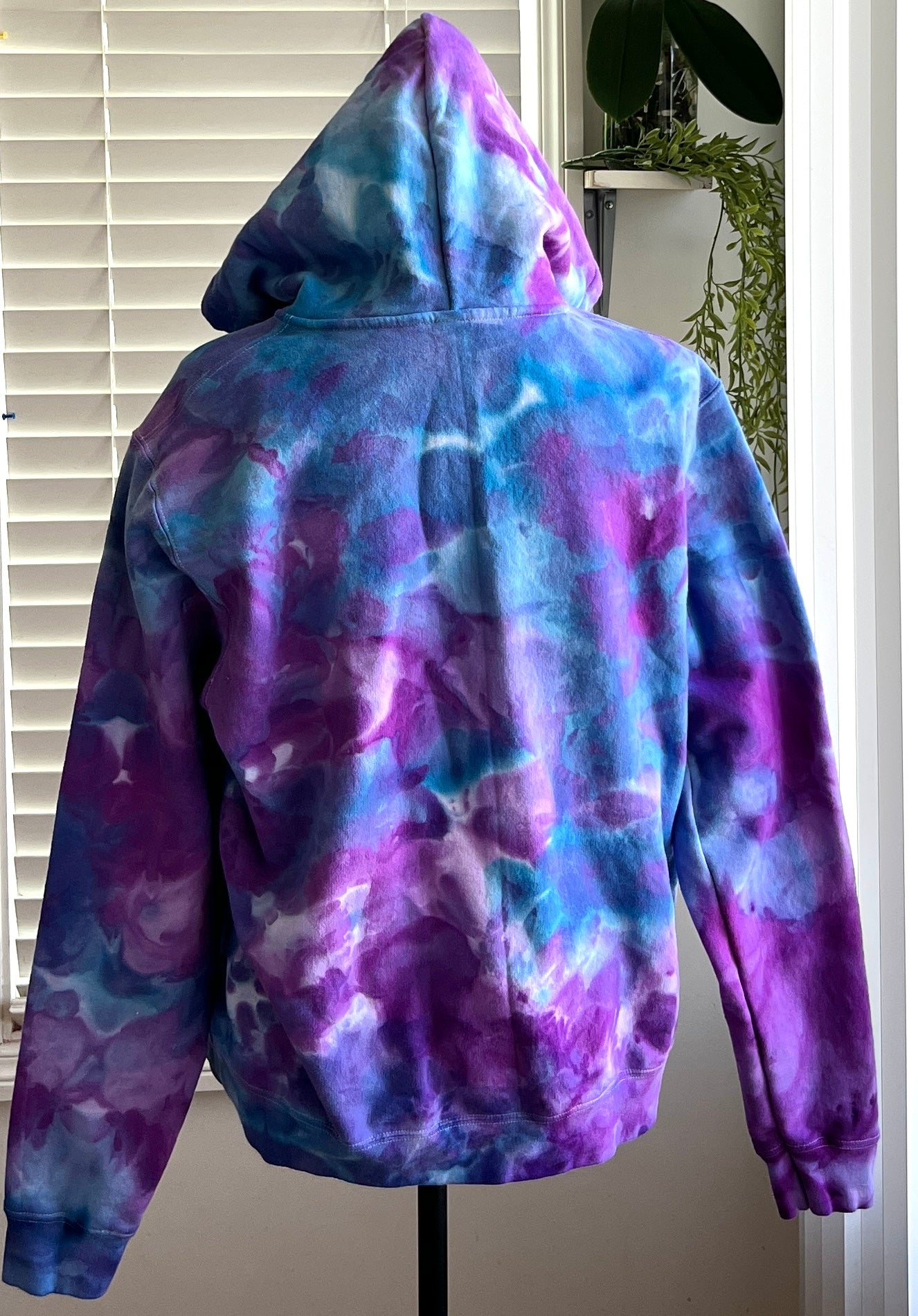 SIZE MEDIUM - BLUEBERRY JAM TIE DYE HOODIE