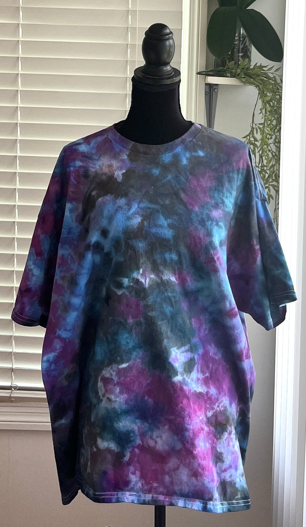 SIZE 2XL - TEALY PURPLE TIE DYE T-SHIRT