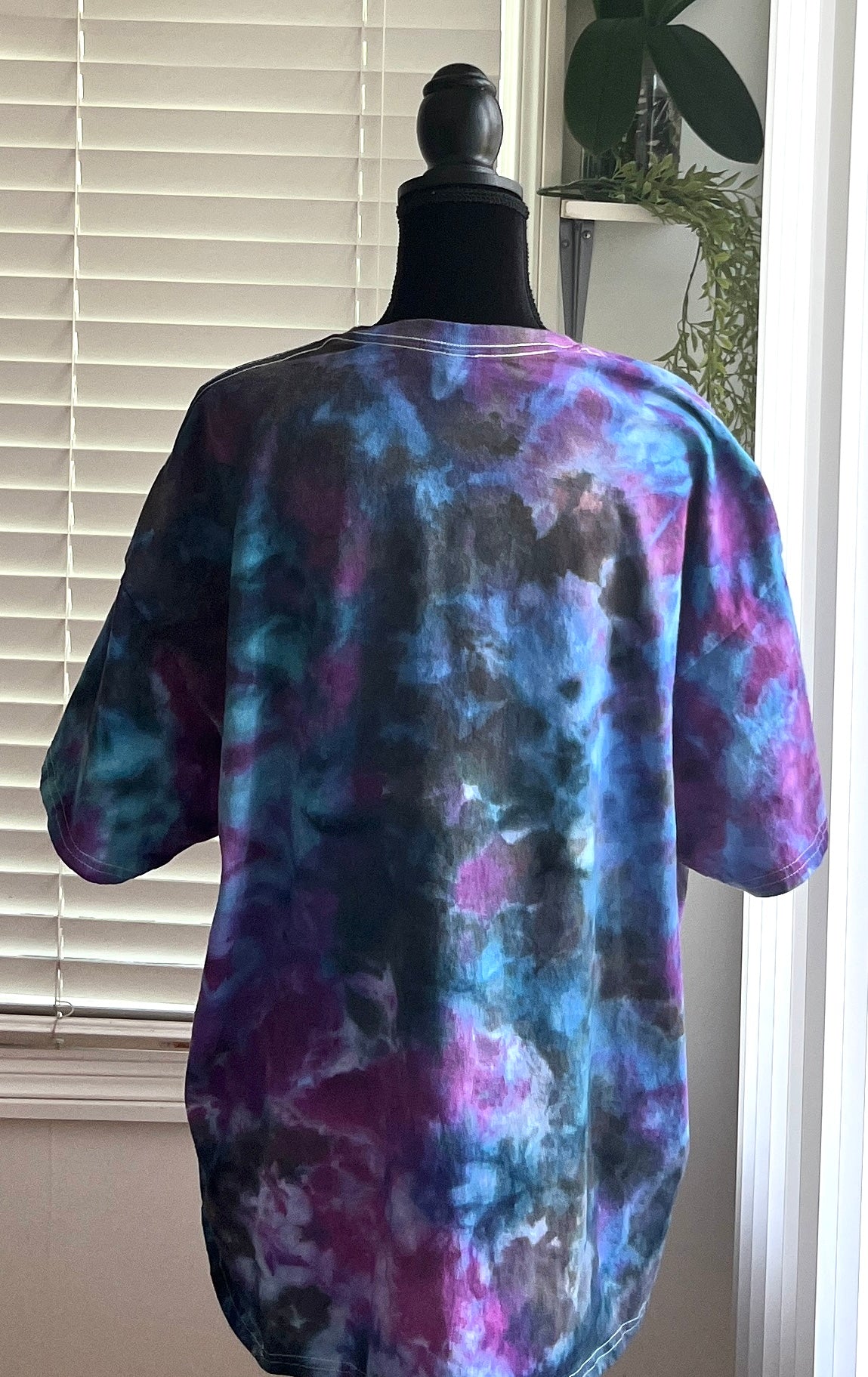 SIZE 2XL - TEALY PURPLE TIE DYE T-SHIRT