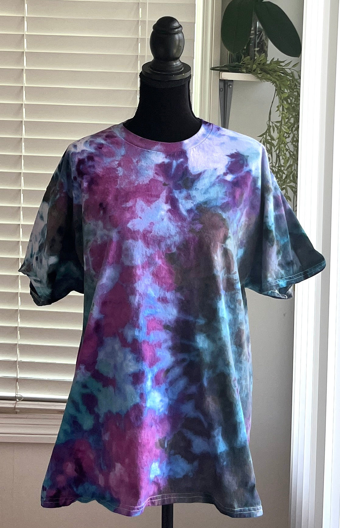 SIZE XL - TEALY PURPLE TIE DYE T-SHIRT