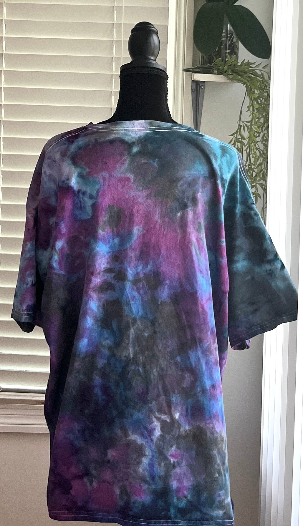 SIZE 3XL - TEALY PURPLE TIE DYE T-SHIRT