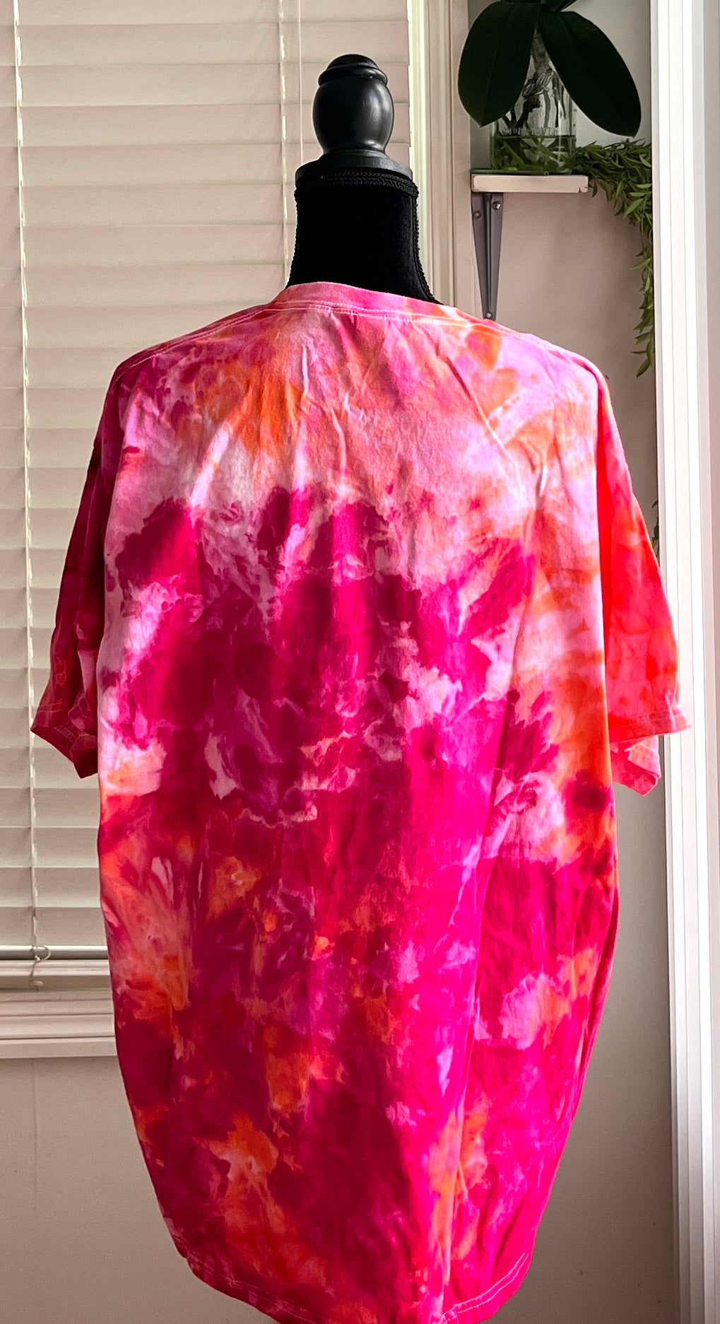 SIZE 2XL - STRAWBERRY PEACH TIE DYE T-SHIRT