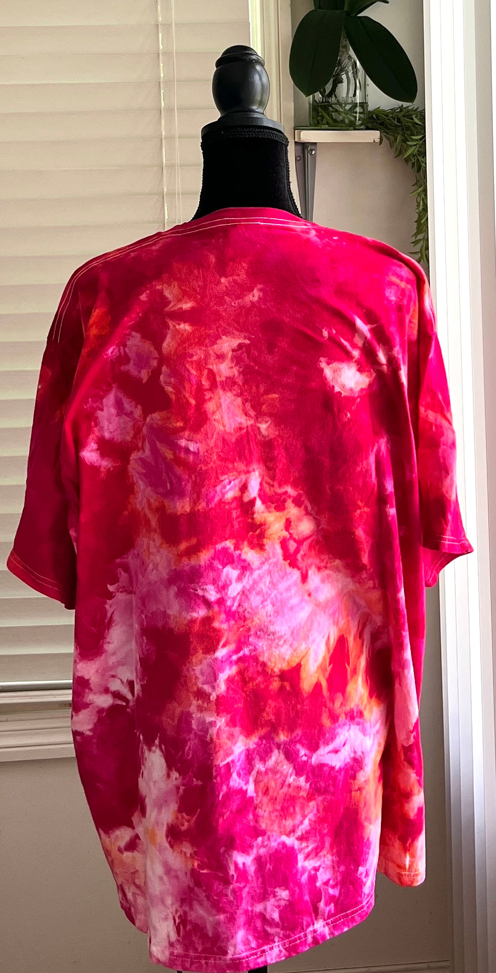 SIZE 3XL - STRAWBERRY PEACH TIE DYE T-SHIRT