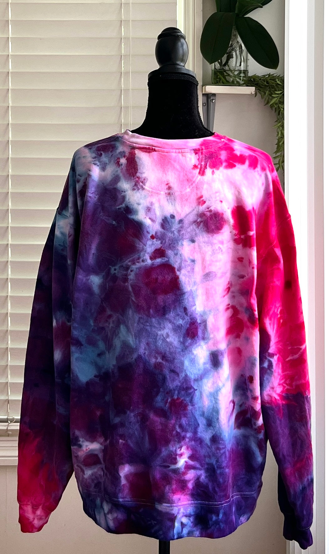 SIZE XL - COTTON CANDY CREWNECK TIE DYE