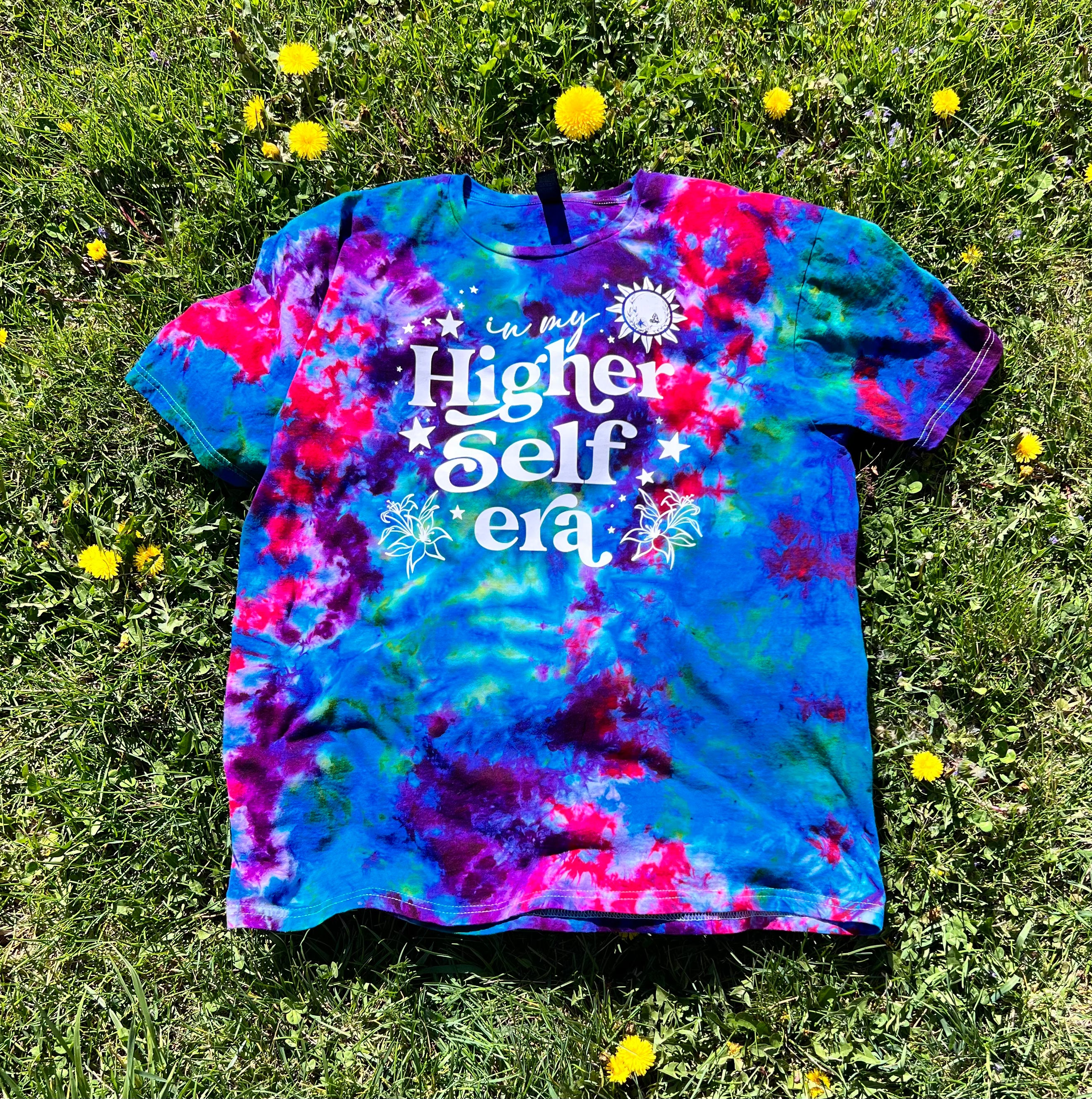 Trendy tie-dye shirts in vibrant colors that add a splash of fun to your wardrobe Cozy and stylish tie-dye hoodies perfect for staying warm and fashionable Unique tie-dye crewnecks with eye-catching patterns for a chic, casual look Handmade tie-dye apparel for a one-of-a-kind addition to your collection Comfortable and fashionable tie-dye hoodies and crewnecks for everyday wear mental health positivity introvert self care self love homebody spiritual