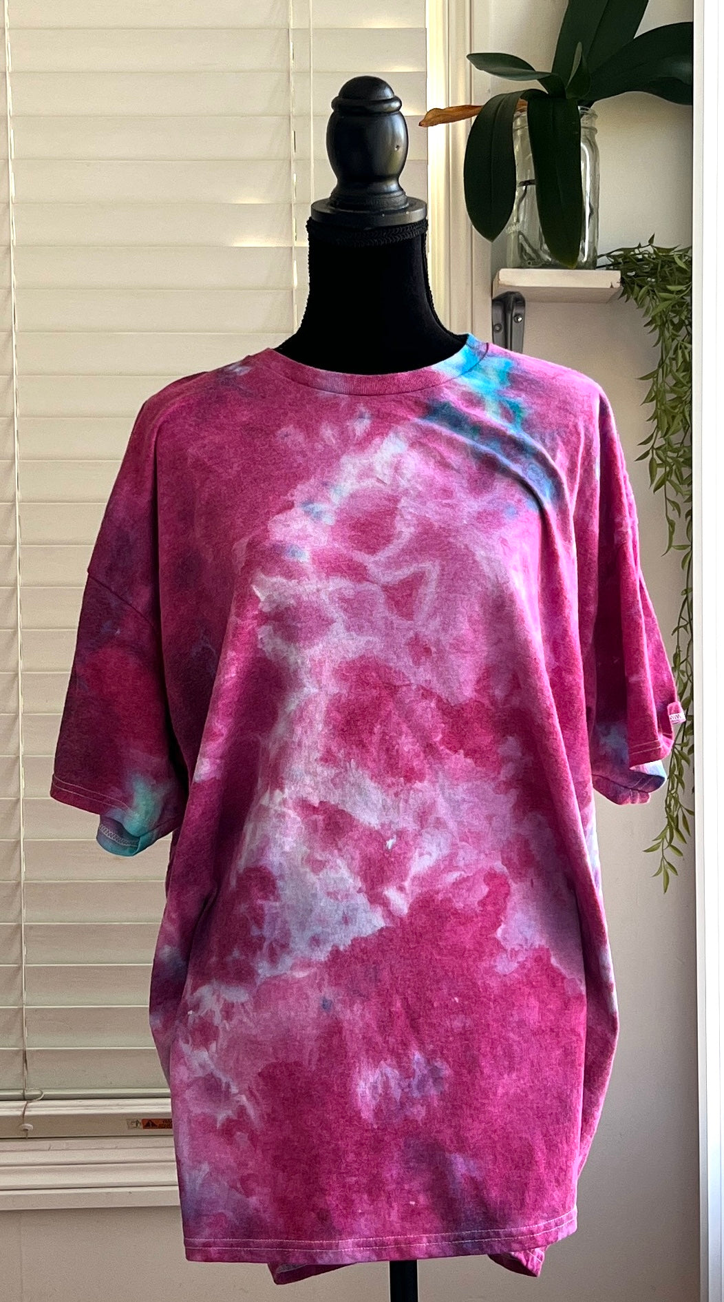 SIZE 2X-LARGE - BERRY WATER TIE DYE (50/50 COTTON BLEND)