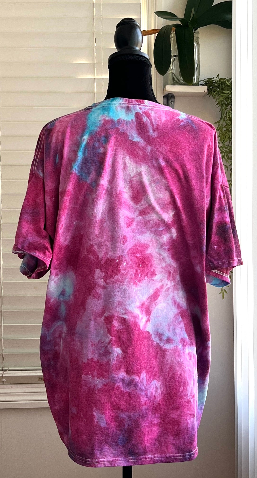 SIZE 2X-LARGE - BERRY WATER TIE DYE (50/50 COTTON BLEND)